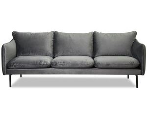 Björndal 3-sits soffa - Grå sammet