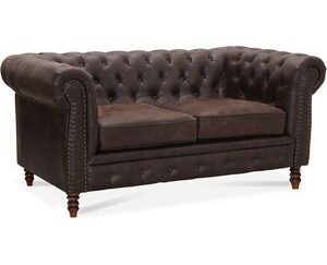 Chesterfield Cambridge 2-sits soffa - Vintage tyg