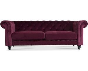 Chesterfield Royal 3-sits soffa - Bordeaux