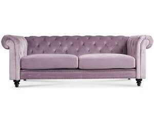 Chesterfield Royal 3-sits soffa - Rosa