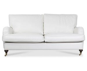 Howard Watford deluxe 3-sits soffa - Vit PU
