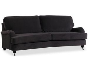 Kvarsebo Howard 3-sits svängd soffa - Mörkgrå