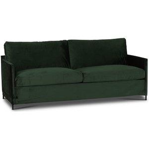 Petit 3-sits soffa loose cover - Mörkgrön