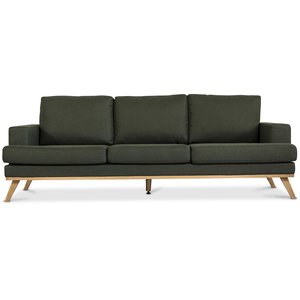 Ventura 3-sits soffa - Mörkgrön