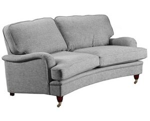 Howard Luxor svängd 3-sits soffa 195 cm - Valfri färg och tyg