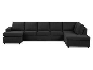 NEW YORK U-soffa XL Divan Vänster Antracit