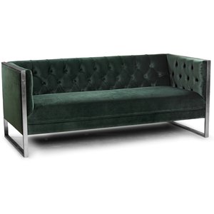 Sienna 3-sits soffa kromade ben - Valfri färg och tyg