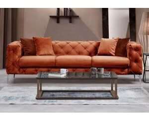 Como 3-sits soffa - Orange