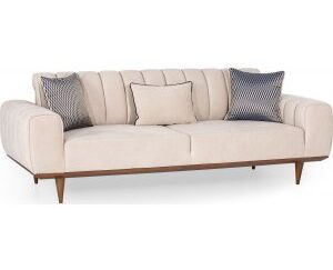 Ivory 3-sits soffa - Cream