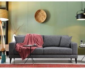 Nordic 3-sits soffa - Mörkgrå