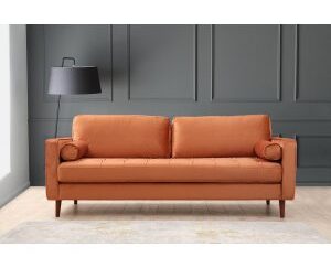 Rome 3-sits soffa - Orange
