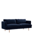ANTWERPEN soffa 3-sits Mörkblå