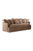 GARDANNE soffa 3-sits Brun