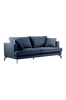 VILLACH soffa 3-sits Indigoblå