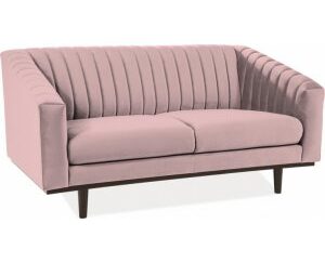 Alden 2-sits soffa - Rosa sammet