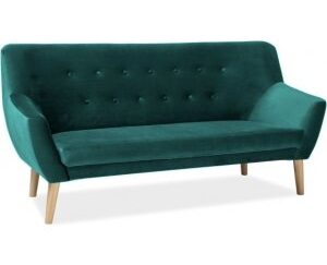Aliana 3- sits soffa - Grön sammet