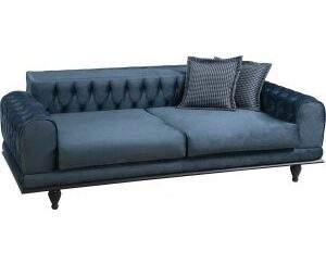 Arredo Capitone 3-sits soffa - Marinblå