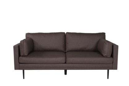 Boom soffa 3-sits PU-läder brun.