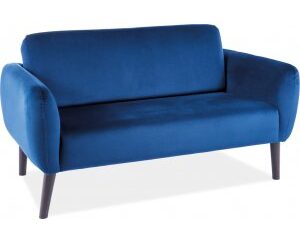 Elsa 2-sits soffa - Blå sammet