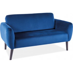 Elsa 2-sits soffa - Blå sammet