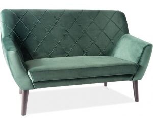 Kier 2-sits soffa - Grön sammet
