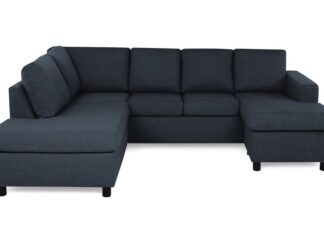 NEW YORK U-soffa Large Divan Höger Mörkblå