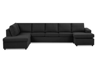 NEW YORK U-soffa XL Divan Höger Antracit