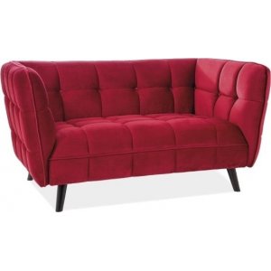 Renae 2- sits soffa - Röd sammet