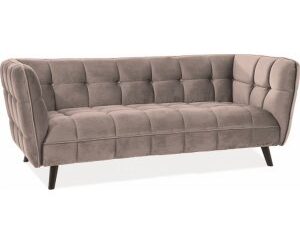 Renae 3- sits soffa - Beige sammet