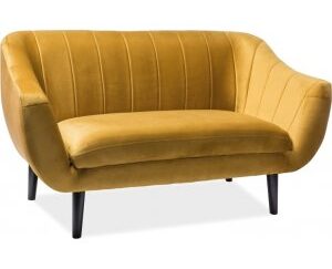 Rollo 2- sits soffa - Orange sammet