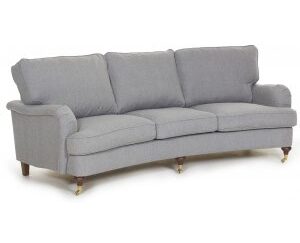 Howard Kingston Luxurious 4-sits svängd soffa - Grå