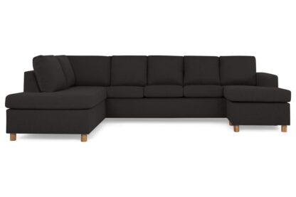 NEW YORK U-soffa XL Divan Höger Antracit