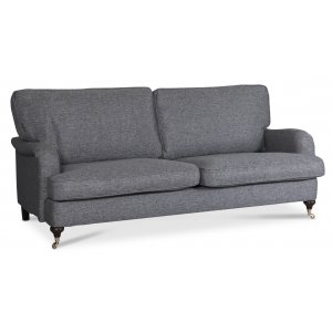 Howard Watford deluxe 3-sits soffa i grått tyg