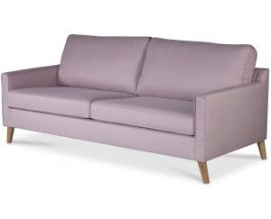 Jayce 3-sits soffa - Rosa / Ek